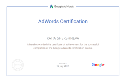 AdWords Certificate